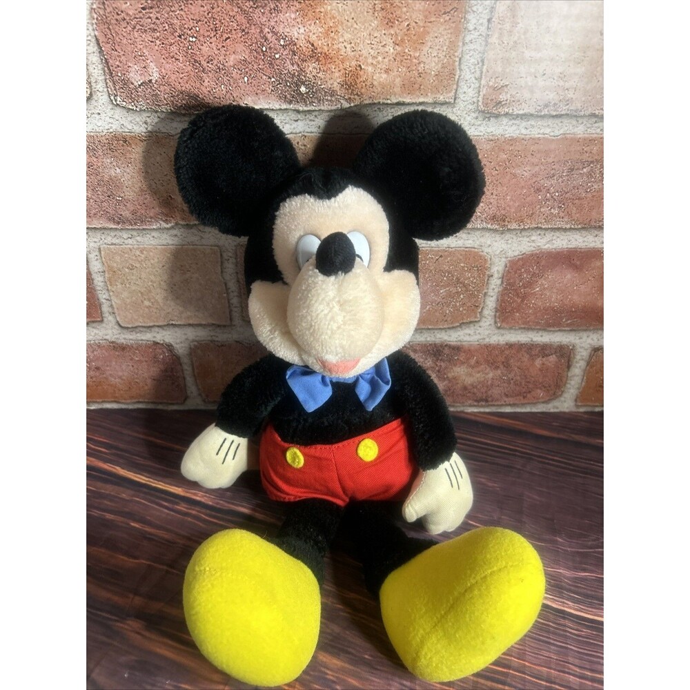 Applause Mickey Mouse Plush Blue Tie Red Shorts 13”